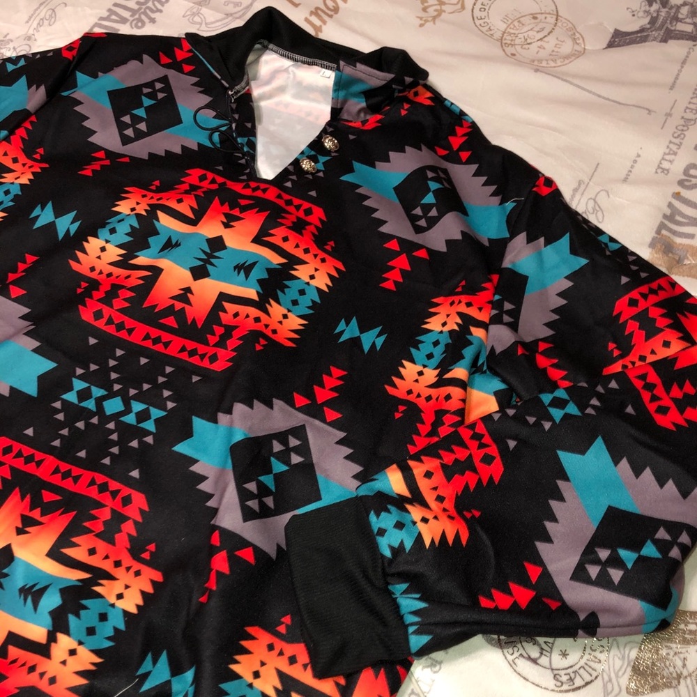 Aztec pullover